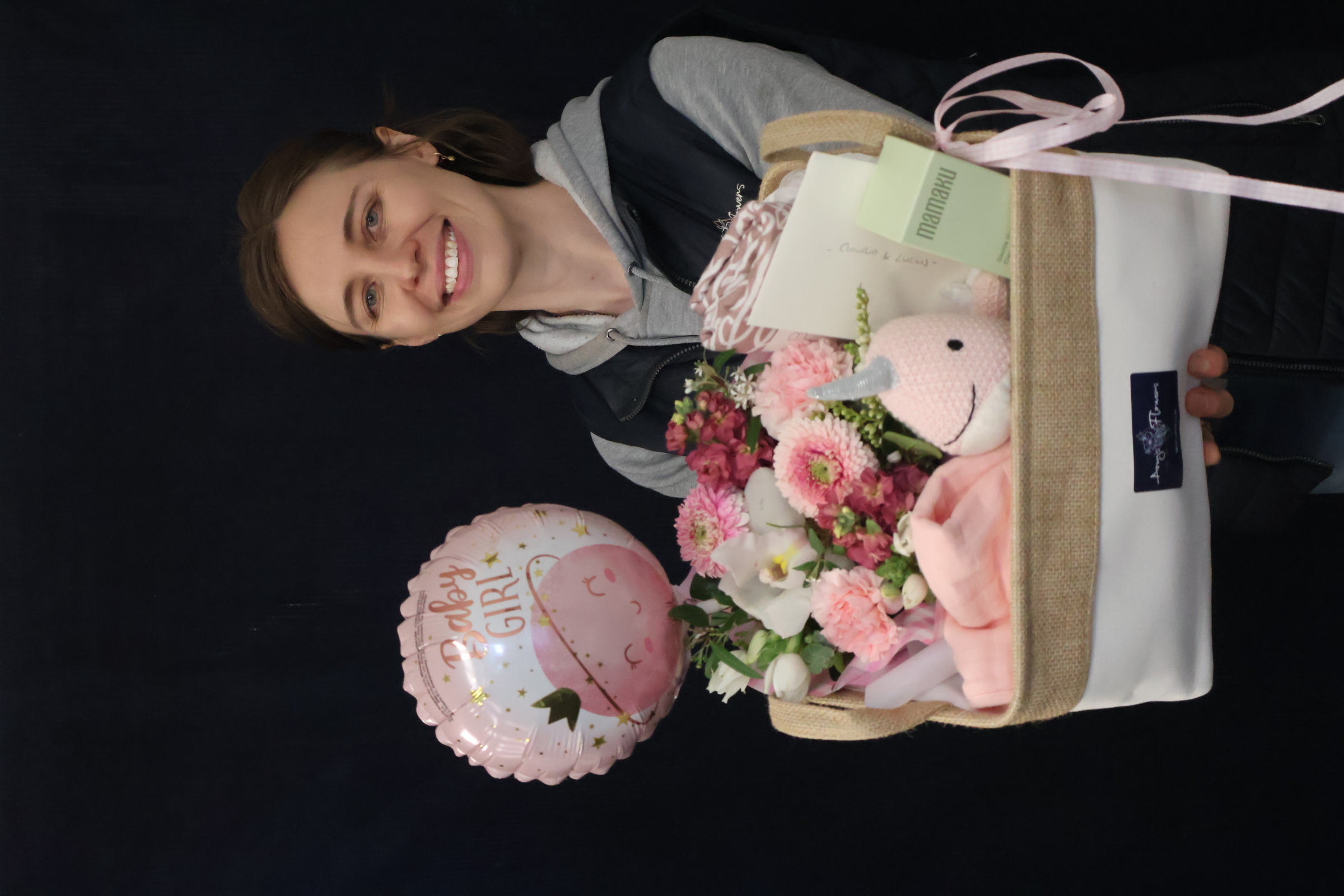 Real Baby Hamper | Tiny Tides order made by Amy's Flowers