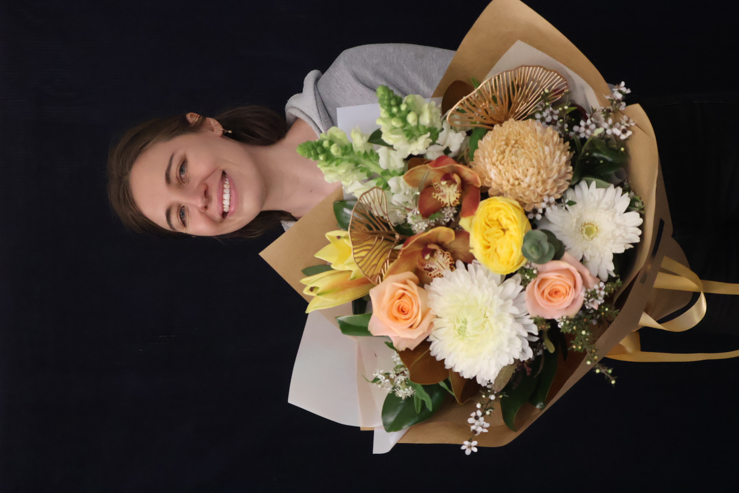 Real Bouquet | Espresso Yourself order made by Amy's Flowers