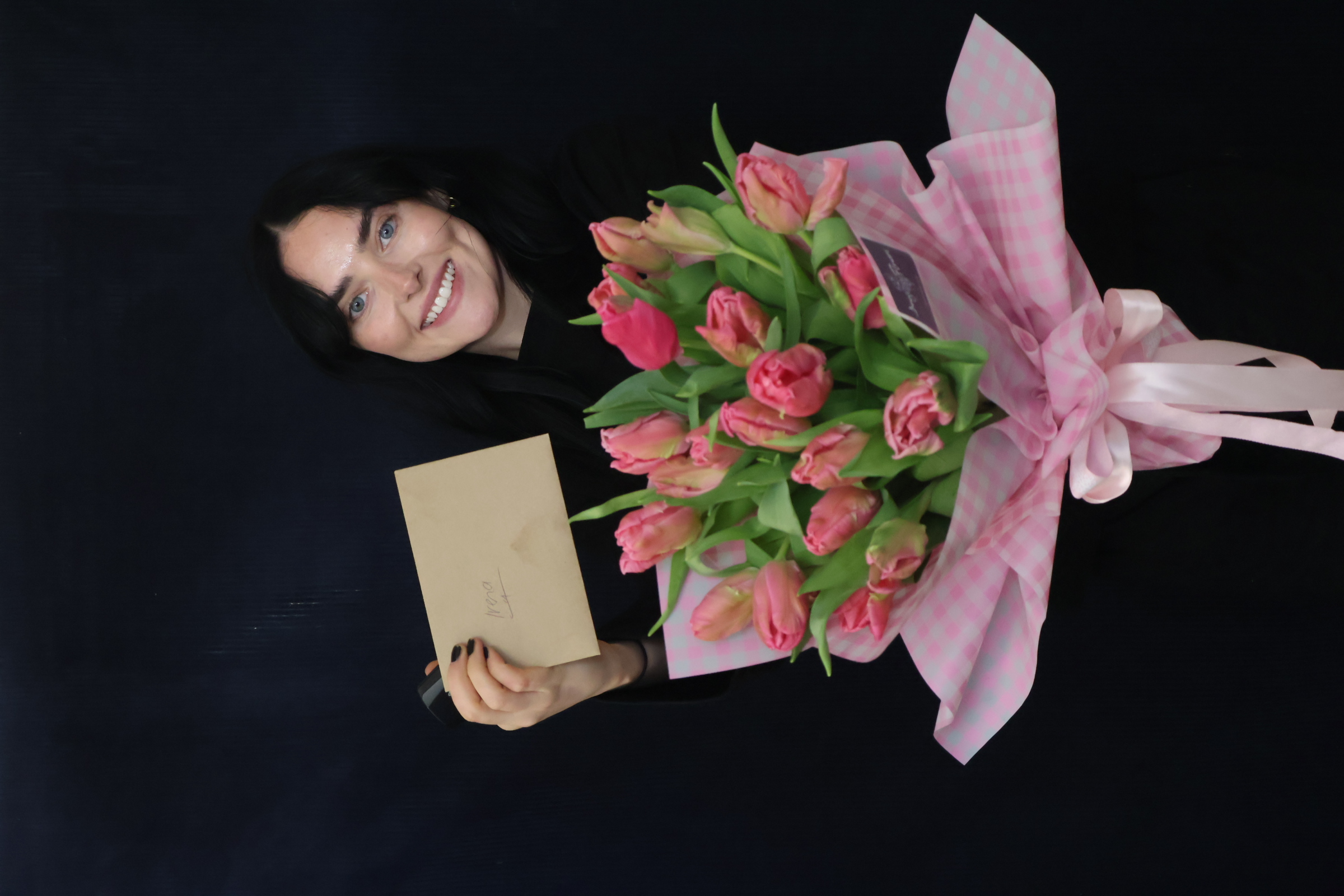 Real Bouquet | Totally Tulips order made by Amy's Flowers