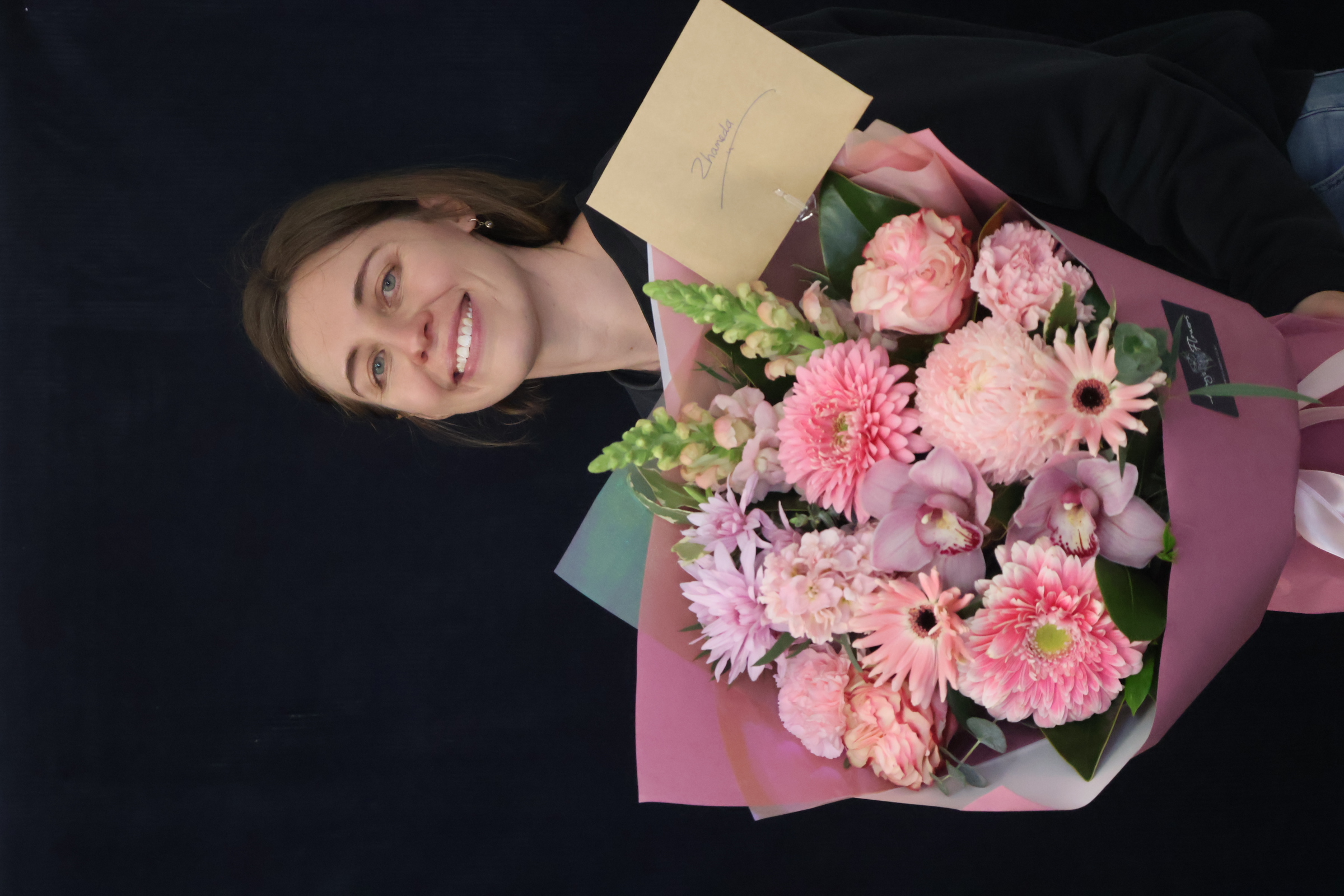 Real Bouquet | Blushcious order made by Amy's Flowers