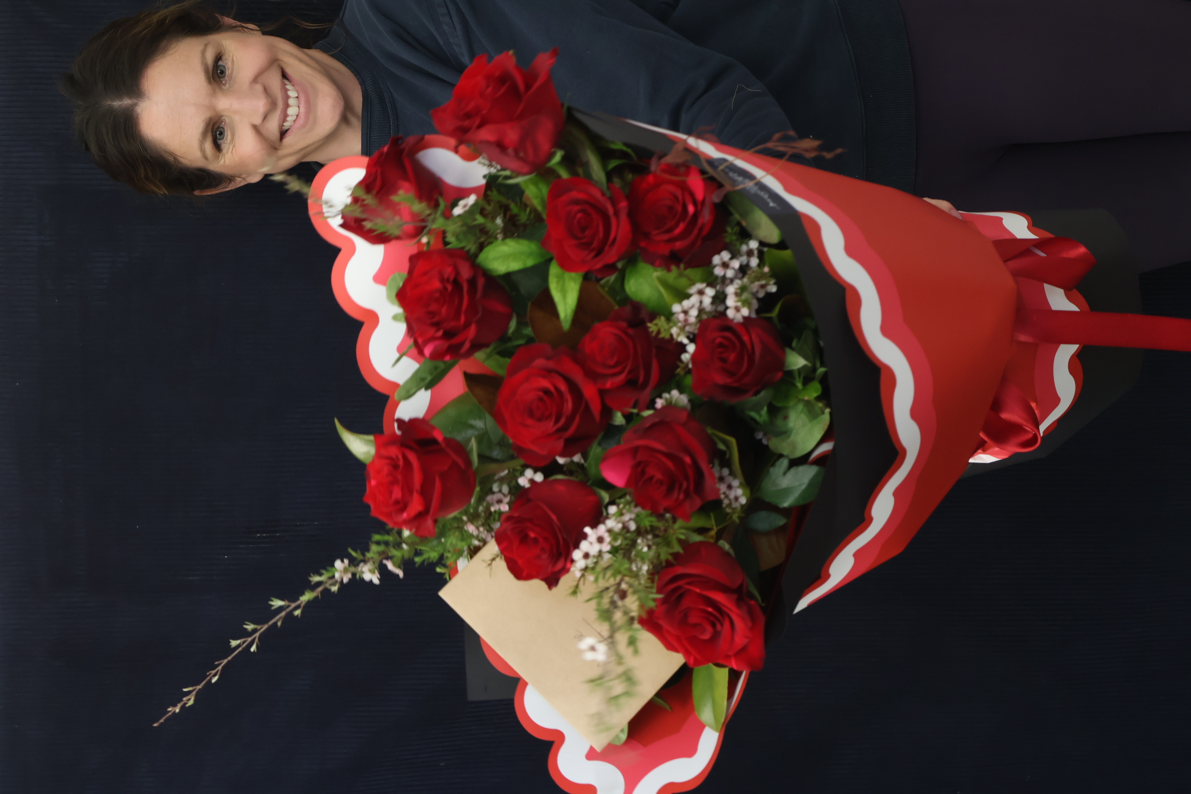 Real Bouquet | Red Rose order made by Amy's Flowers
