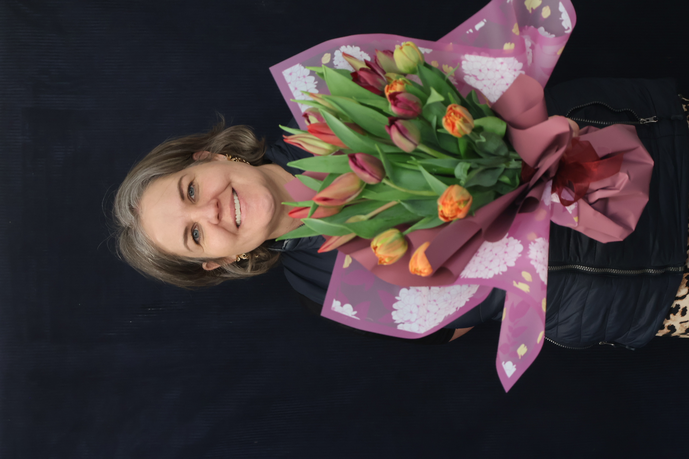 Real Bouquet | Totally Tulips order made by Amy's Flowers