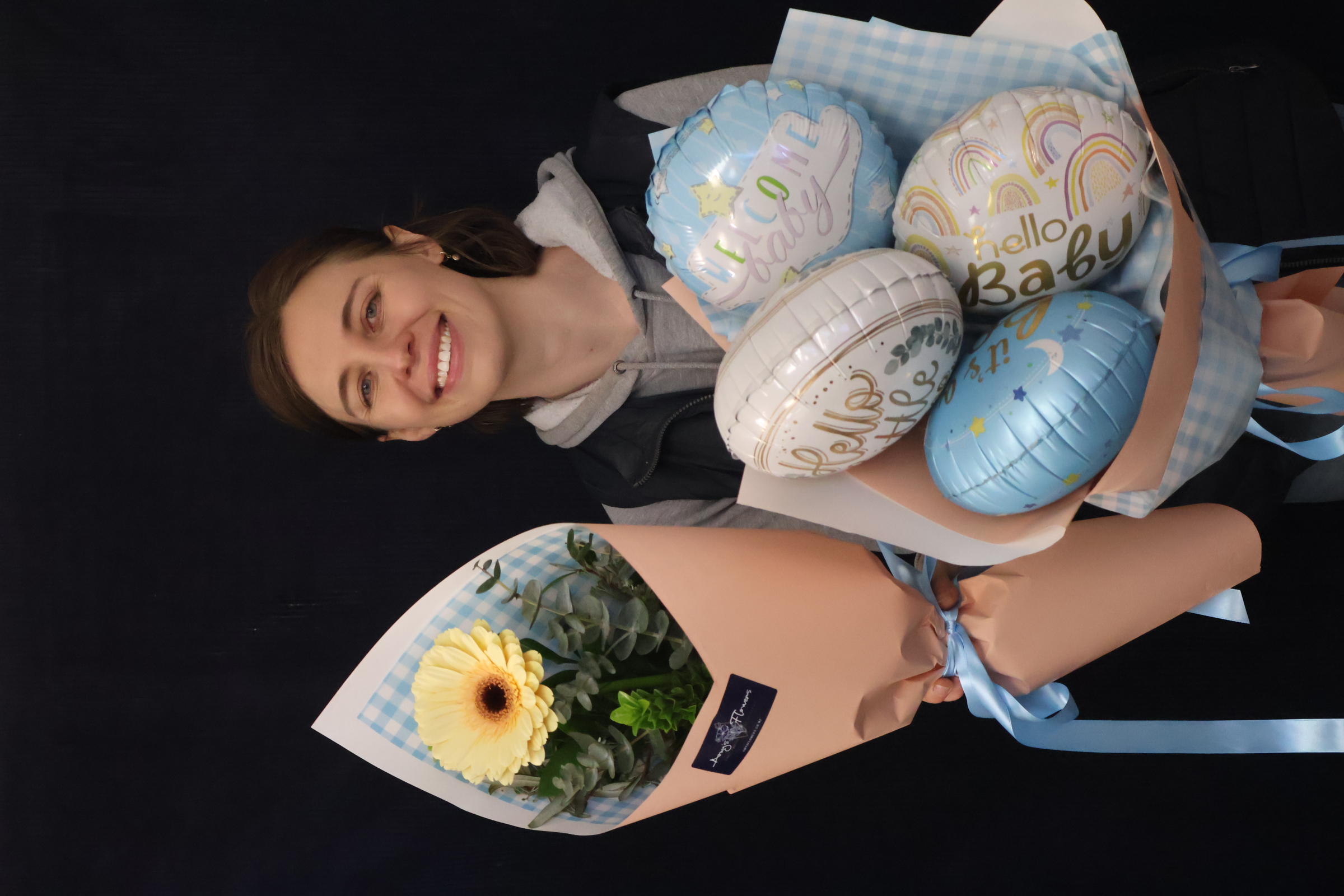 Real Balloon Bouquet | Hip Hip Hooray! order made by Amy's Flowers