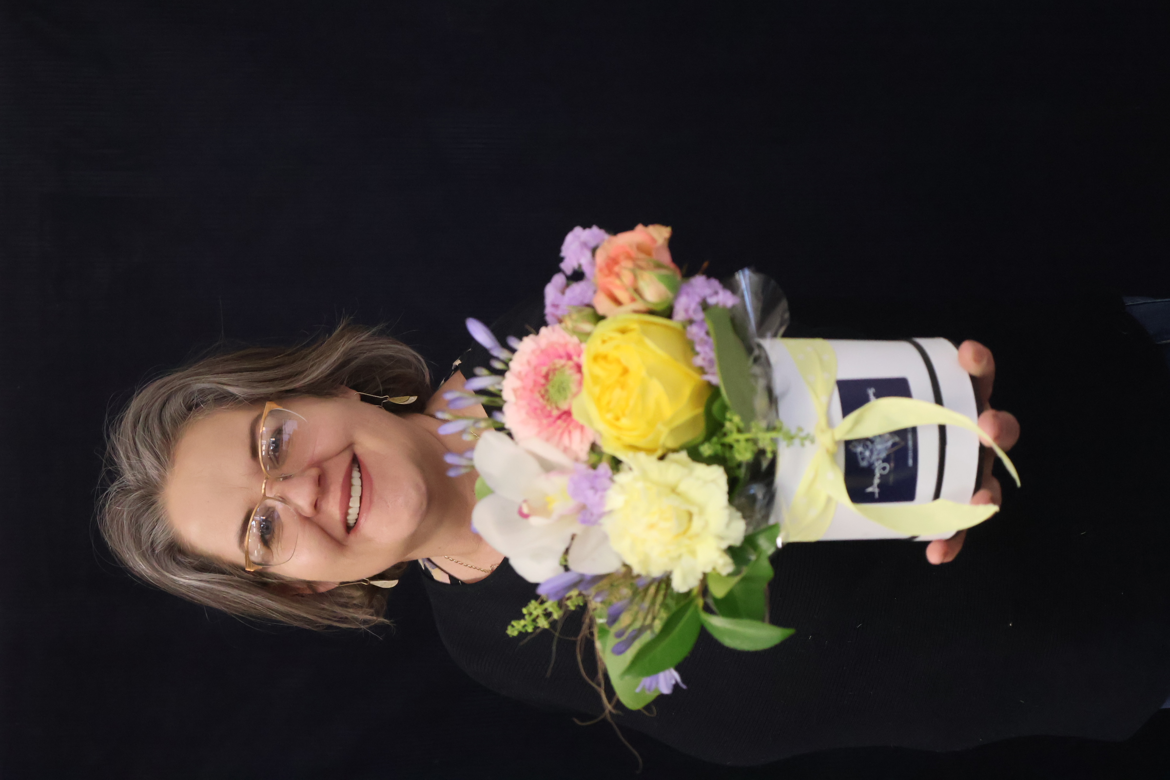 Real Hat Box | Cutie Pie order made by Amy's Flowers